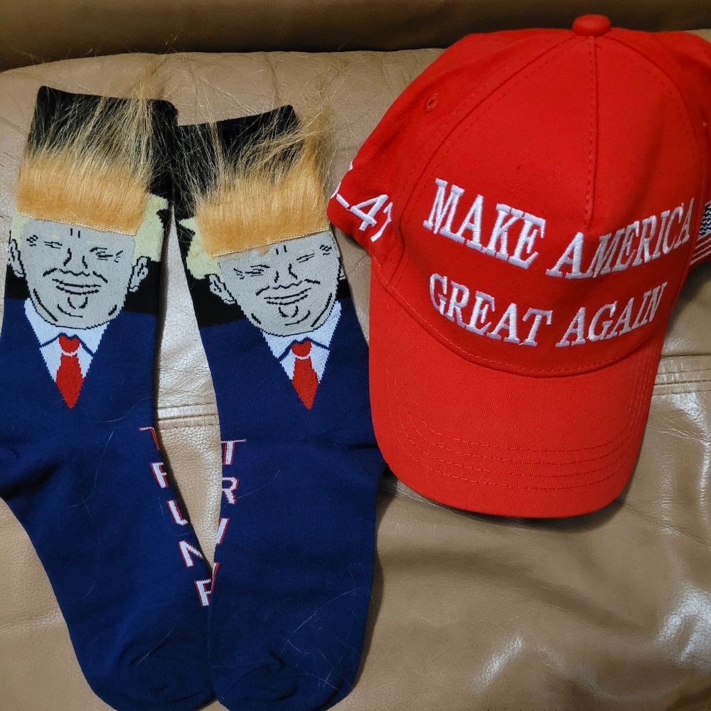 New President Trump Hat & Socks
